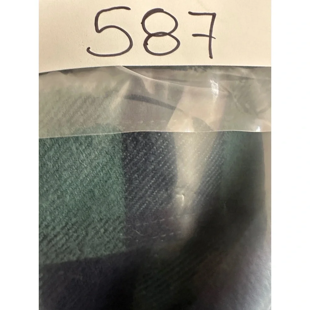 UNTUCKit Vigouroux WF Slim Fit Flannel Shirt Mens XL Green‎ Navy Buffalo Check - Picture 7 of 7